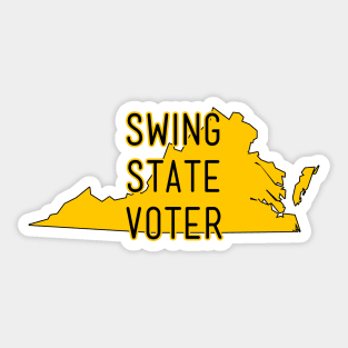 Swing State Voter - Virginia Sticker